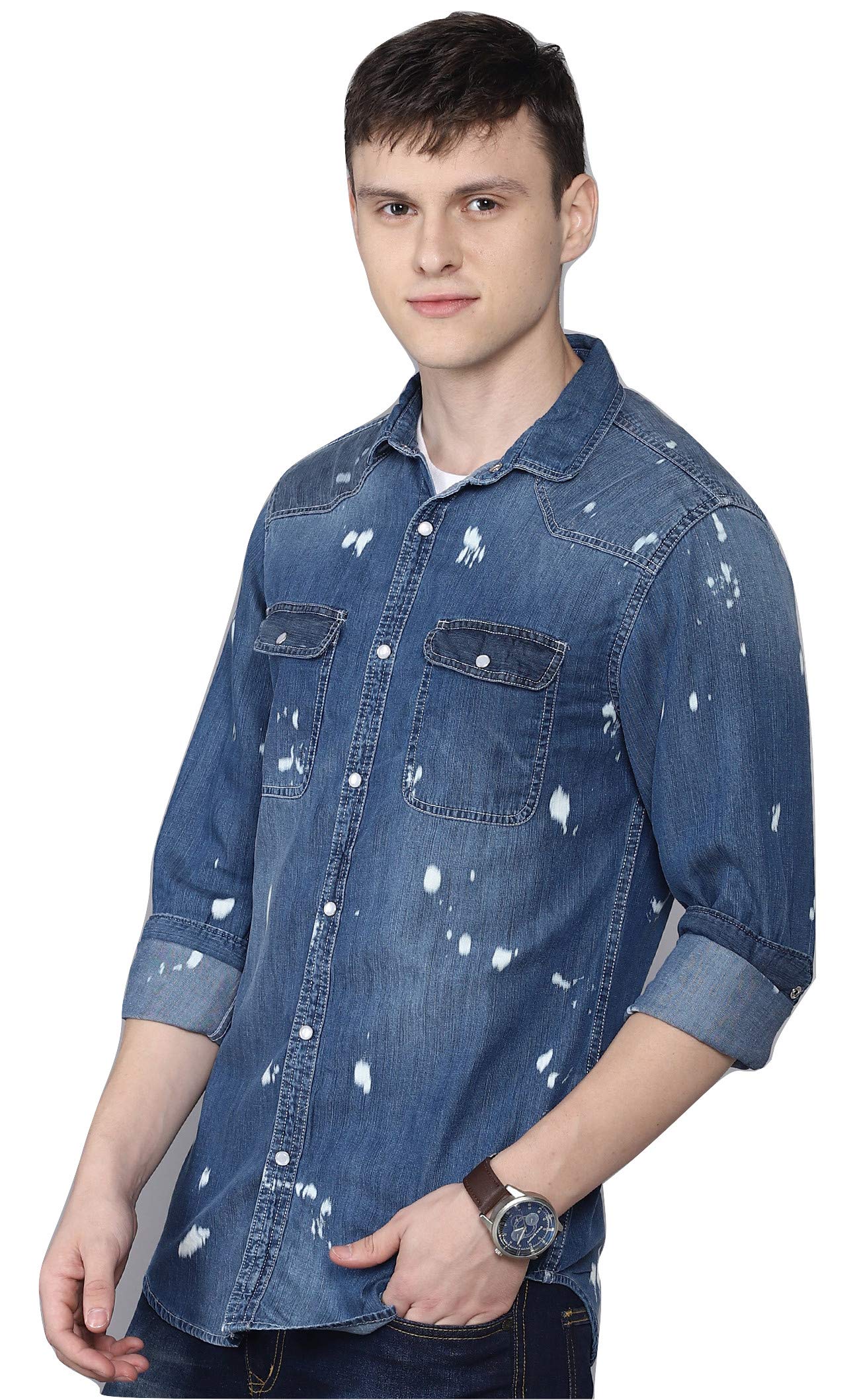 Men Slim Fit Casual Shirt