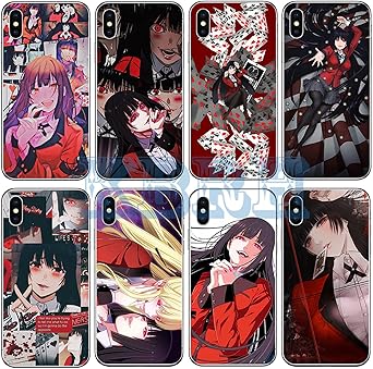 Amazon Kbrh 賭ケグルイ スマホケース 携帯ケース スマホカバー 携帯カバー Iphoneケース キャラクター 蛇喰夢子 鈴井 涼太 早乙女 芽亜里 桃喰綺羅莉 桃喰 りりか ととばみ 等々喰 一族 生徒会 私立百花王学園 ガラスケース レンズ保護 摩損防止 脱着簡単 シンプル