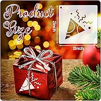 Vista 2 de 100 Piezas Plantillas para Pintar en Madera Plantillas Reutilizables Manualidades Plantillas de Dibujo Festivas Papel de Pared para Bricolaje Álbum