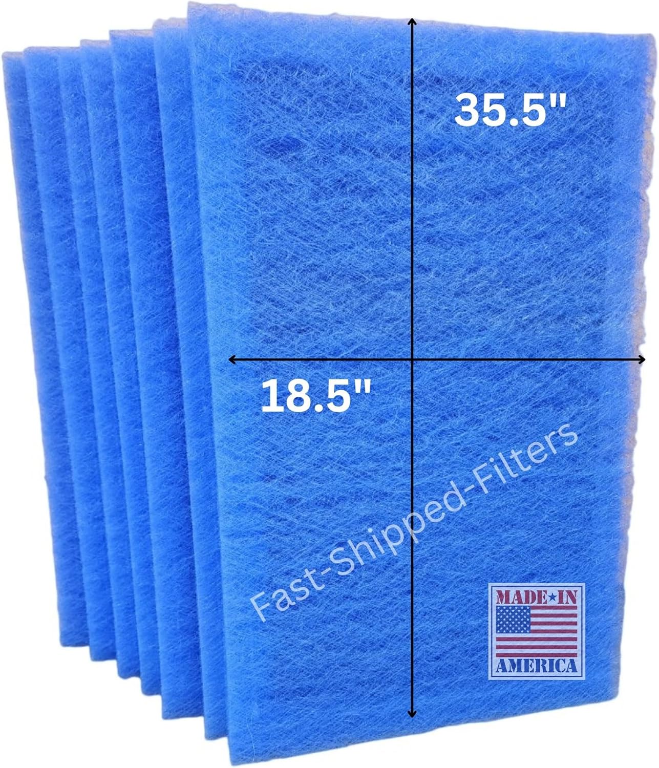Fast-Shipped-Filters 7 Pack 20x38 Replacement Filter Pads Compatible with Dynamic Electronic Air Cleaner 20x38 polarized pads refill