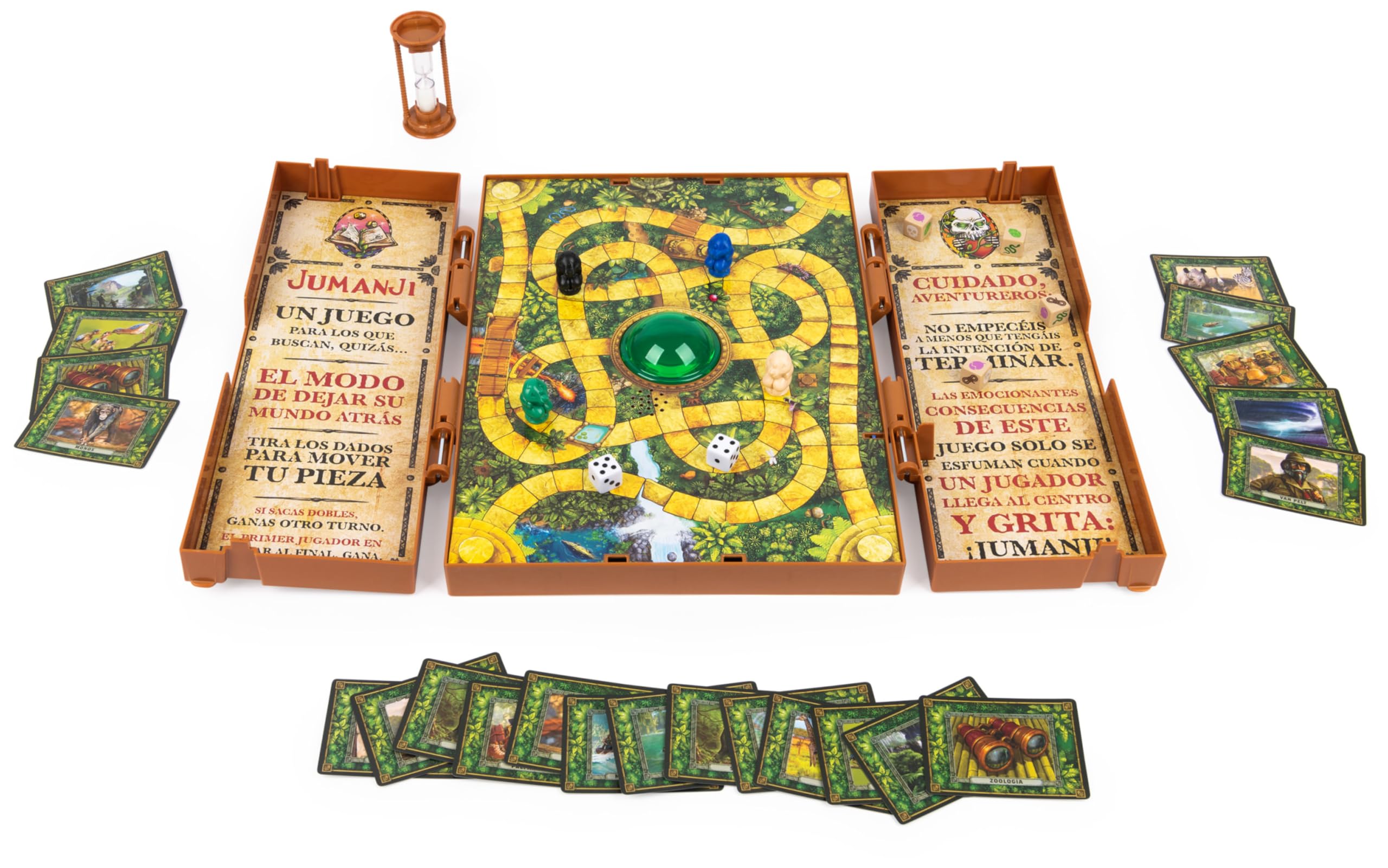 Spin Master Games Jumanji Deluxe Juego de Mesa Electrónico con Luces y Sonidos, 2-4 Jugadores, 8+