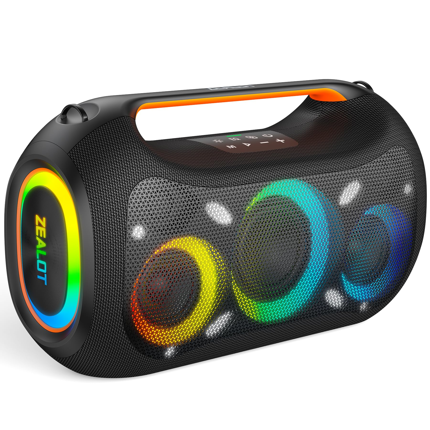 Upgrade 420W Max Loud Portable Party Speaker with Built-in Lights,OTG,APP,Dual Pairing,XB…