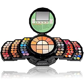 SHANY All In One FLOWERS Makeup Set - Ultimate Fancy Makeup Kit - Eyeshadows, Lip colors, Face Powders, Highlighters, and Blushes. Gift Set