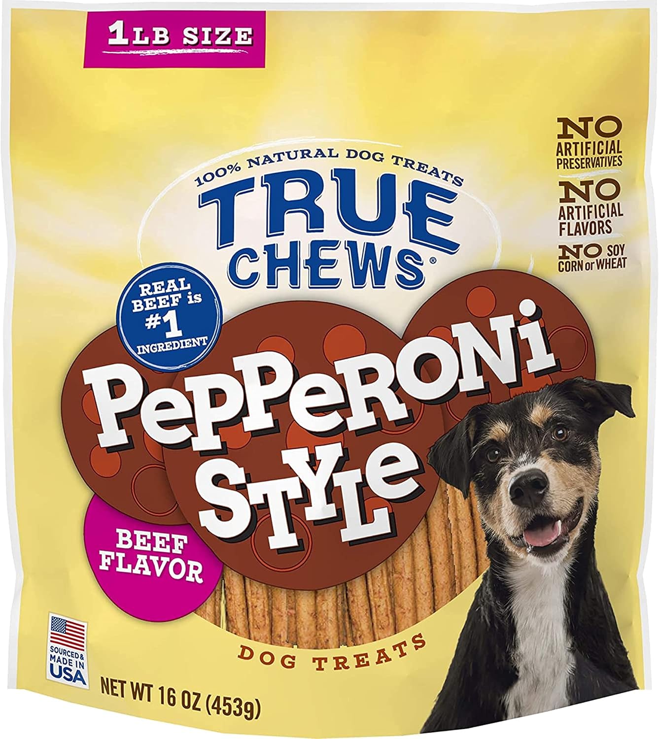 True Chews Pepperoni Style Beef Flavor 16oz