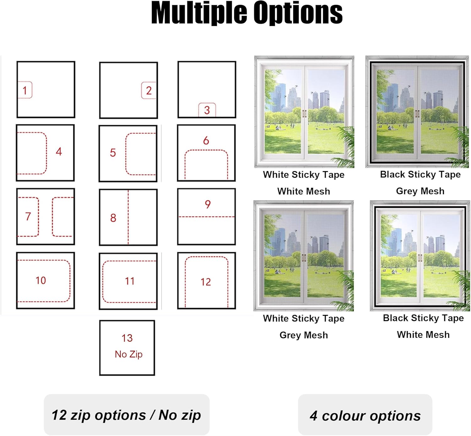Custom Cat Window Safety Net, Window Cat-Proof Net, Pet Protective Mesh with Zipper Self Adhesive, Fly Screens, Bedroom Screen Mesh Anti Mosquito/Insect