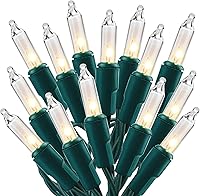 Vista 32 de Christmas String Lights, 150 Count 33 FT Incandescent Mini Green Wire Valentines Fairy Light, 120V UL Certified Connectable Xmas Tree Lights for