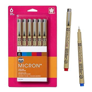 【関税&送料込】Mm Studio White Triacetate Blend Pagine Mini Amazon.com: SAKURA Pigma Micron Fineliner Pens - Archival
