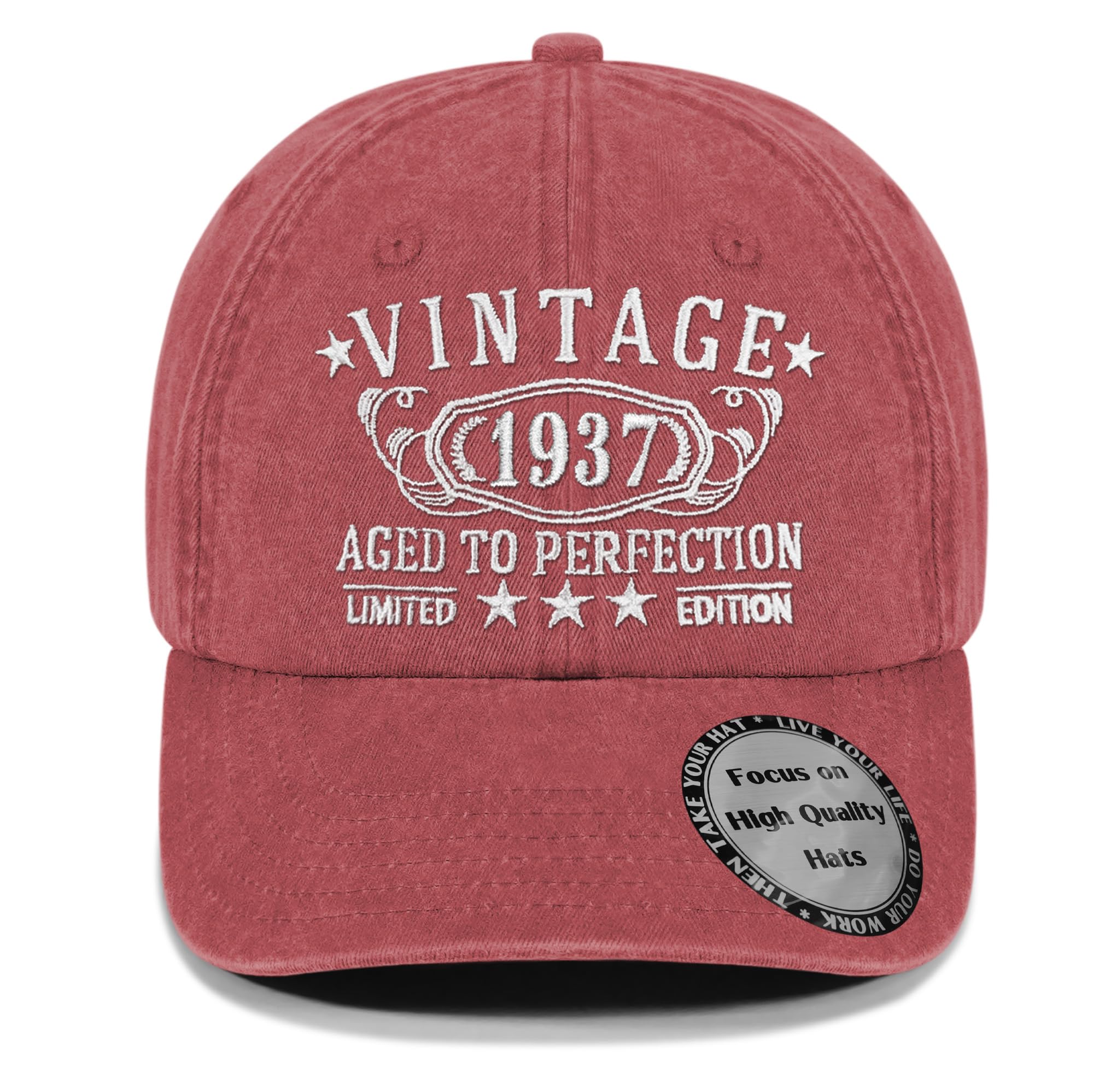 Birthday Gifts for Men Women, Personalized 30th - 100th Birthday Gifts, 1926-1996 Vintage Hat…