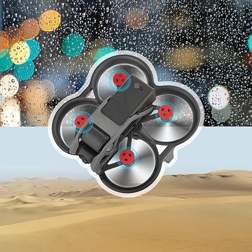 Miniatura 4 de XNasu Motor Cover for D-JI AVATA Spare Parts Anti-Bump Propellers Aluminum Alloy Protection Cover Drone Accessrioes (Color  Black)