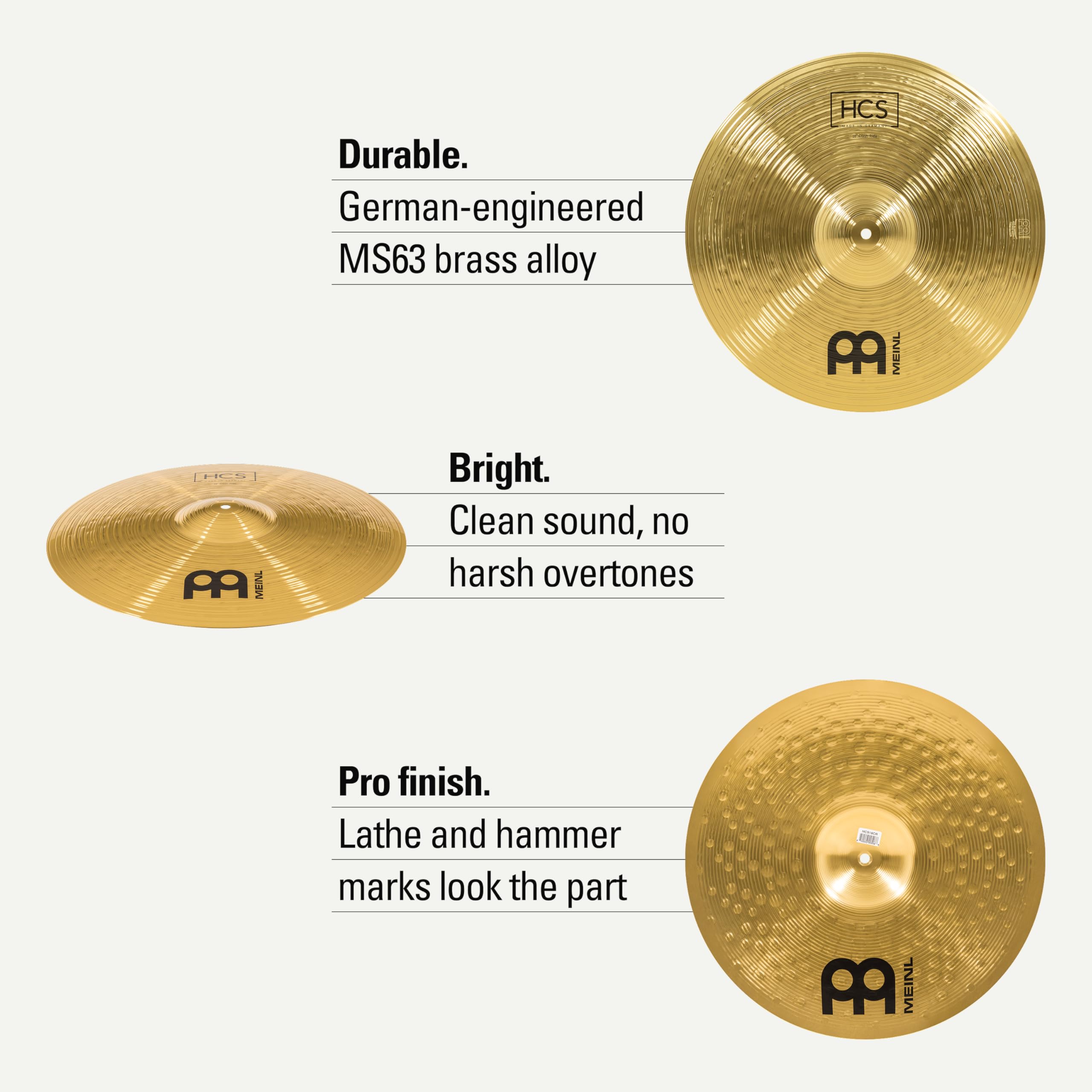 Meinl HCS Crash Ride 18", HCS18CR - Piatto Crash Ride