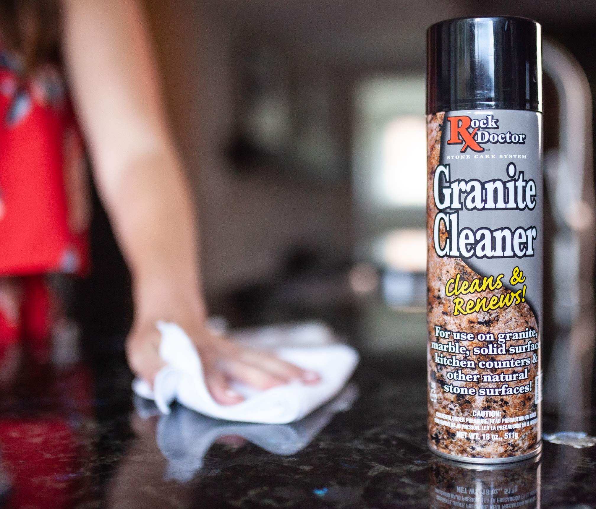 Rock Doctor Granite Cleaner Cleans& Renews Surfaces (18 oz) Surface
