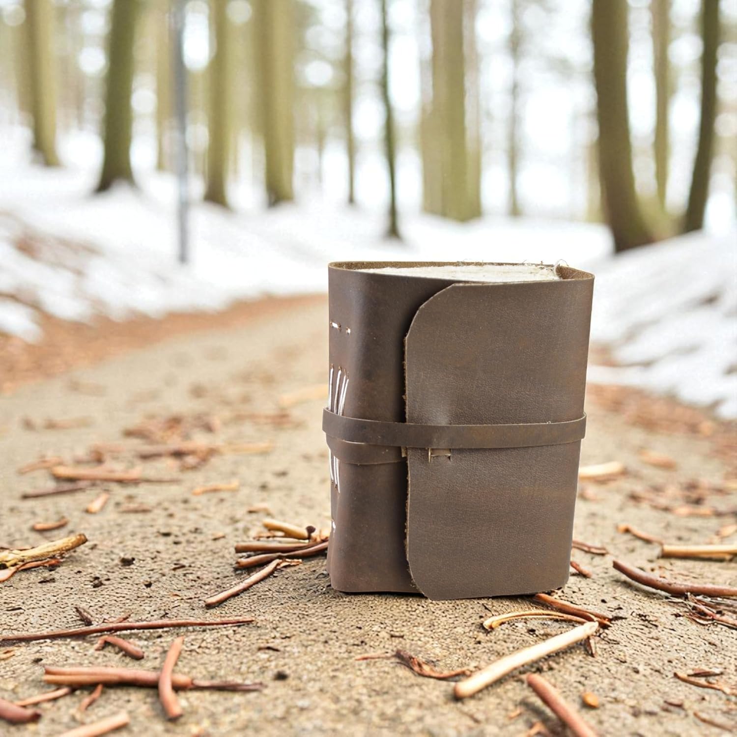 Kathmandu Valley Co. Everest Explorer Heritage Deluxe Edition, Vintage Leather Bound Journal with Handmade Heavyweight Tree-free Lokta Paper, Made in the Himalayas of Nepal, 3.5x5 inches (Small)