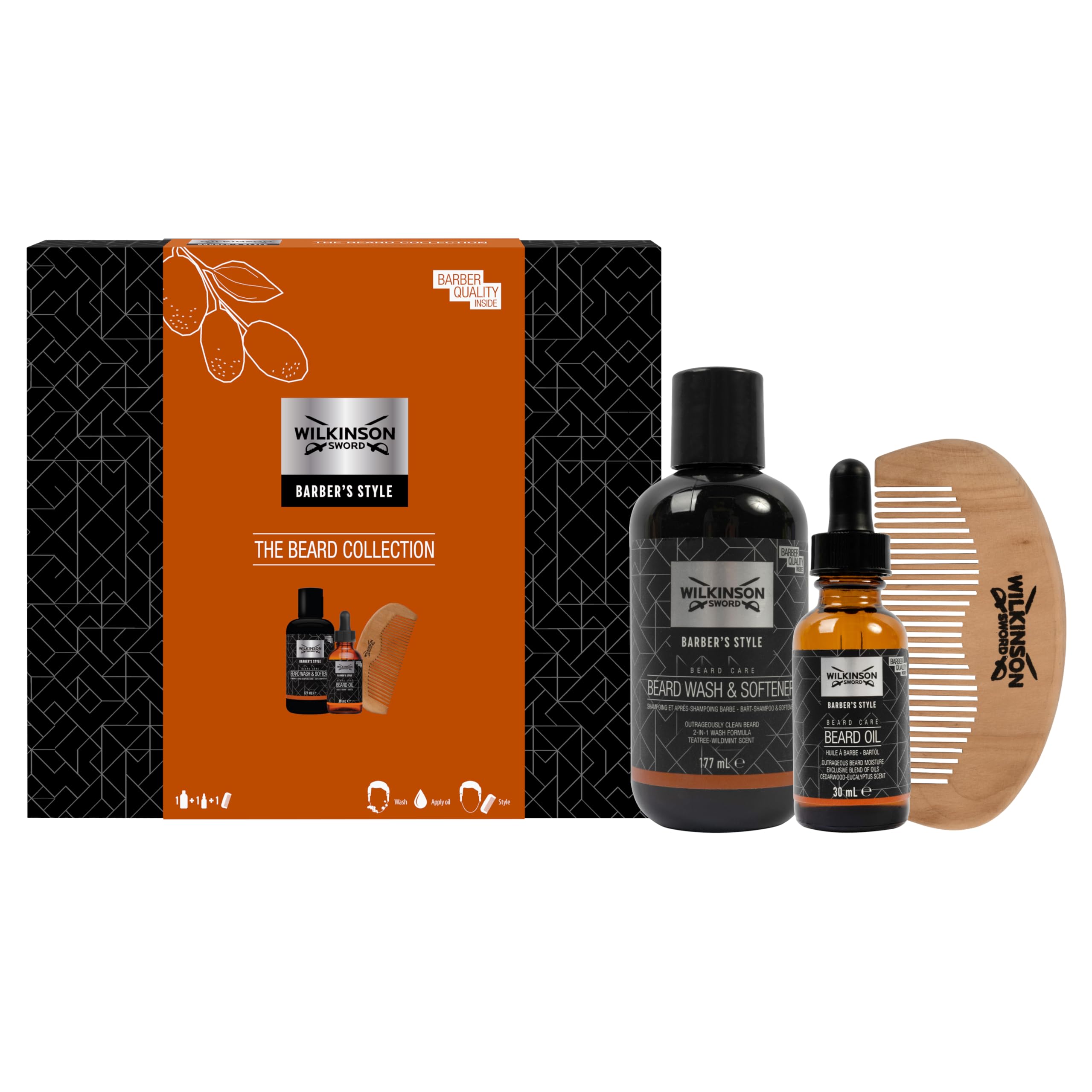 Wilkinson Sword - Coffret Cadeau Pour Hommes The Beard Collection Barber's Style