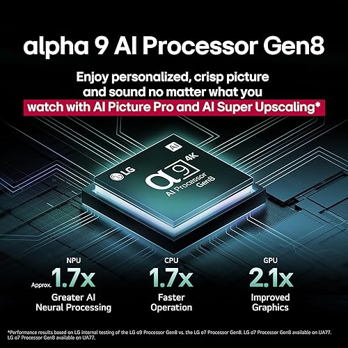 Miniatura 4 de LG Smart TV Class OLED evo AI 4K C5 Series de 55 pulgadas con Dolby Atmos, Dolby Vision, HDR10, AI Super Upscaling 4K, modo Cineasta, Orquesta Wow,