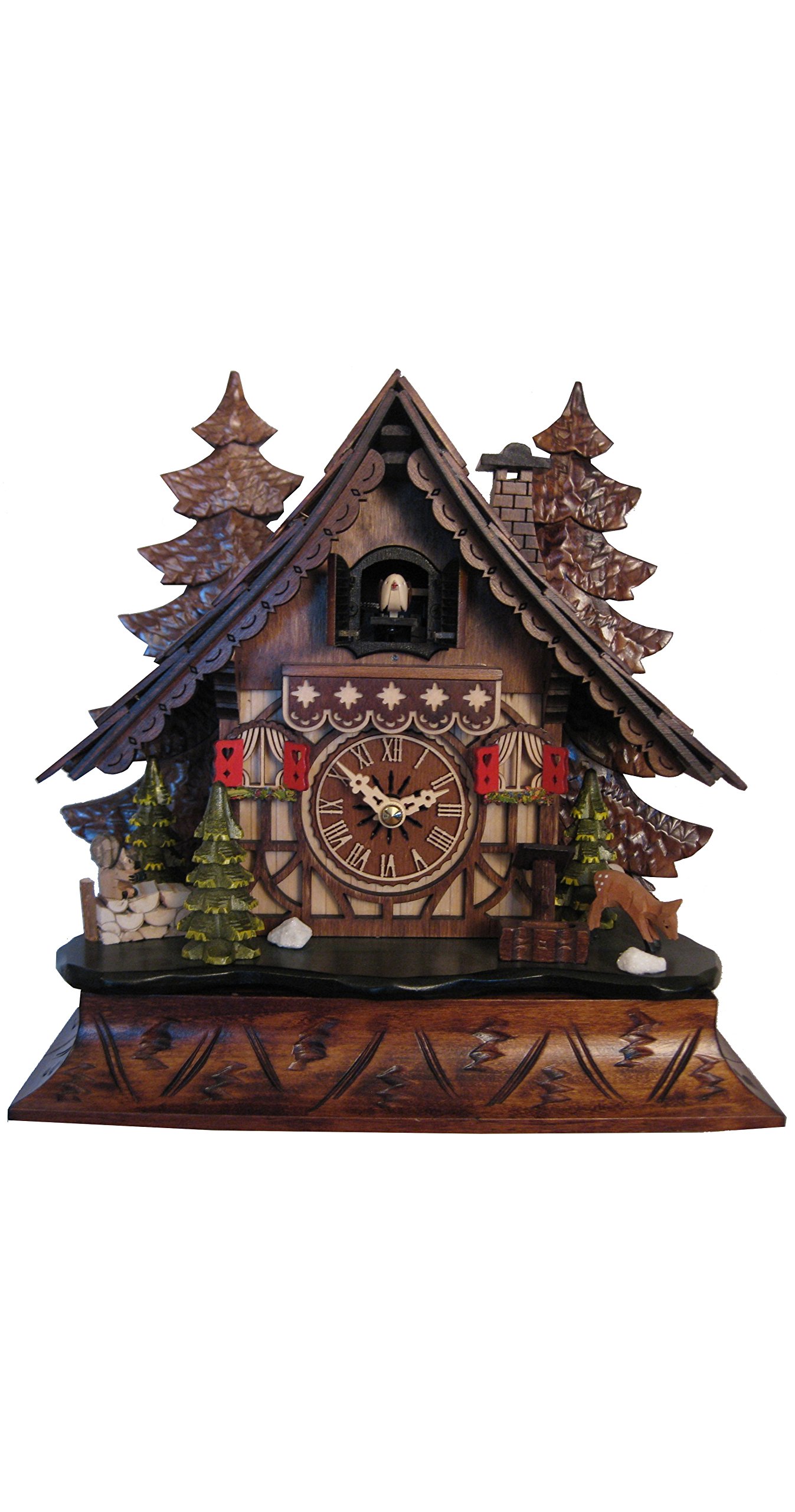 EngstlerQuartz Cuckoo Clock Black forest house