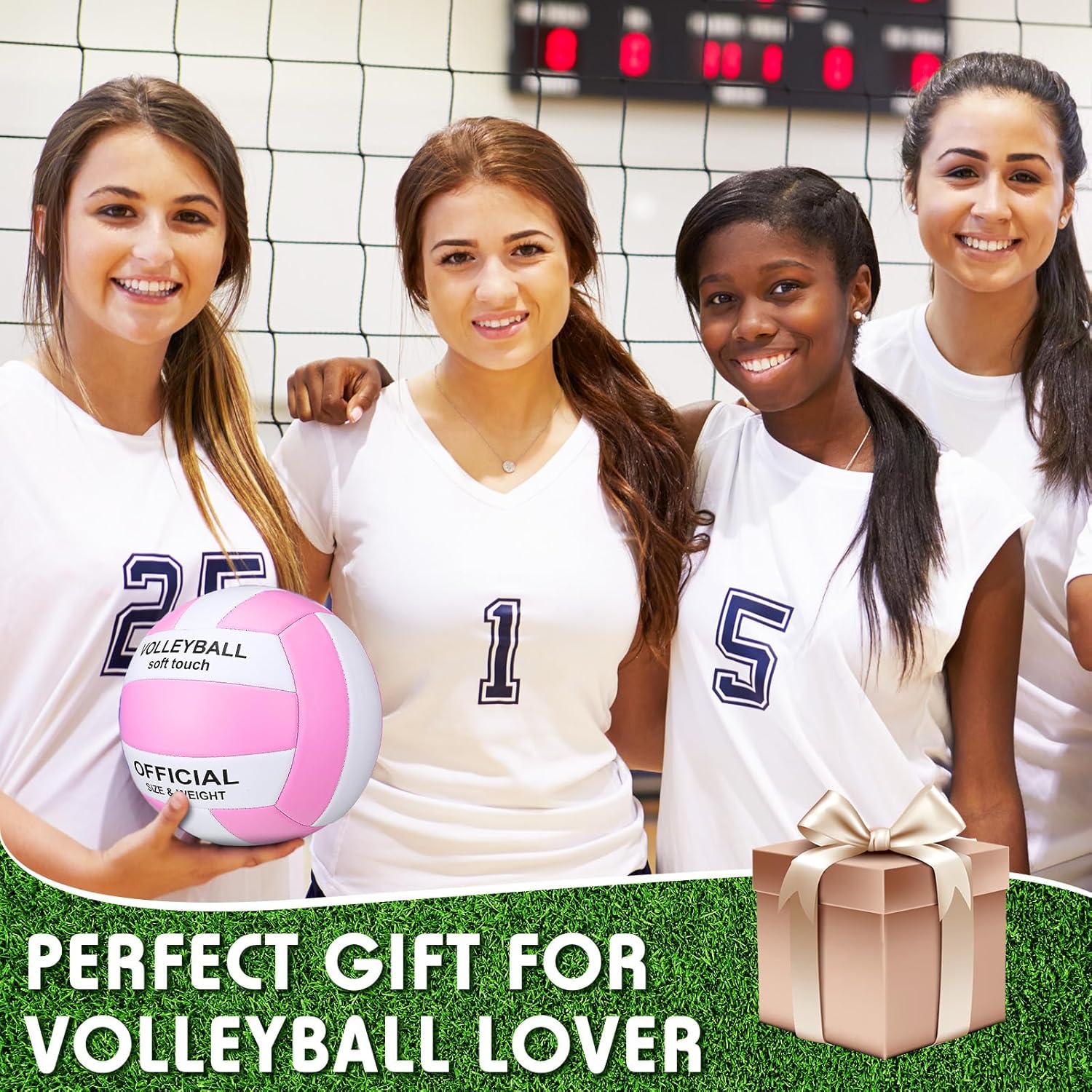 Woanger 6 Pcs Volleyballs Official Size 5 Waterproof Soft Recreational Volleyball with Pump and Net Bag Indoor Outdoor Beach Sports Gym Back to School - Image 5