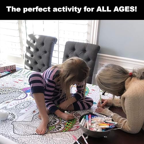 Miniatura 6 de Debbie Lynn  El póster original jumbo para colorear. Enorme formato de 48 x 63 pulgadas, el más grande del mercado. Elige entre 12 grandes diseños