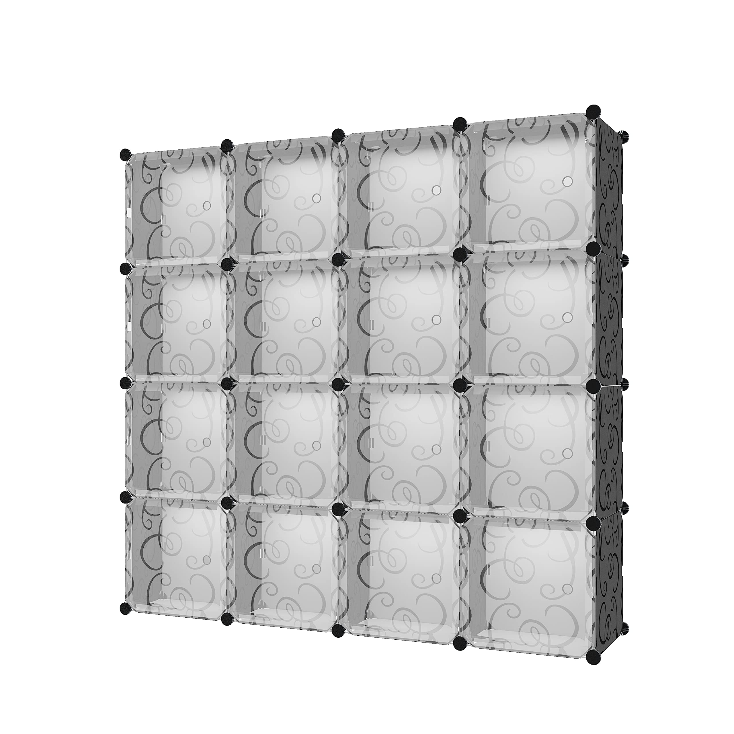 Buy Wolizom Portable Cube Storage 14"x14" Cube Shelves with Doors DIY