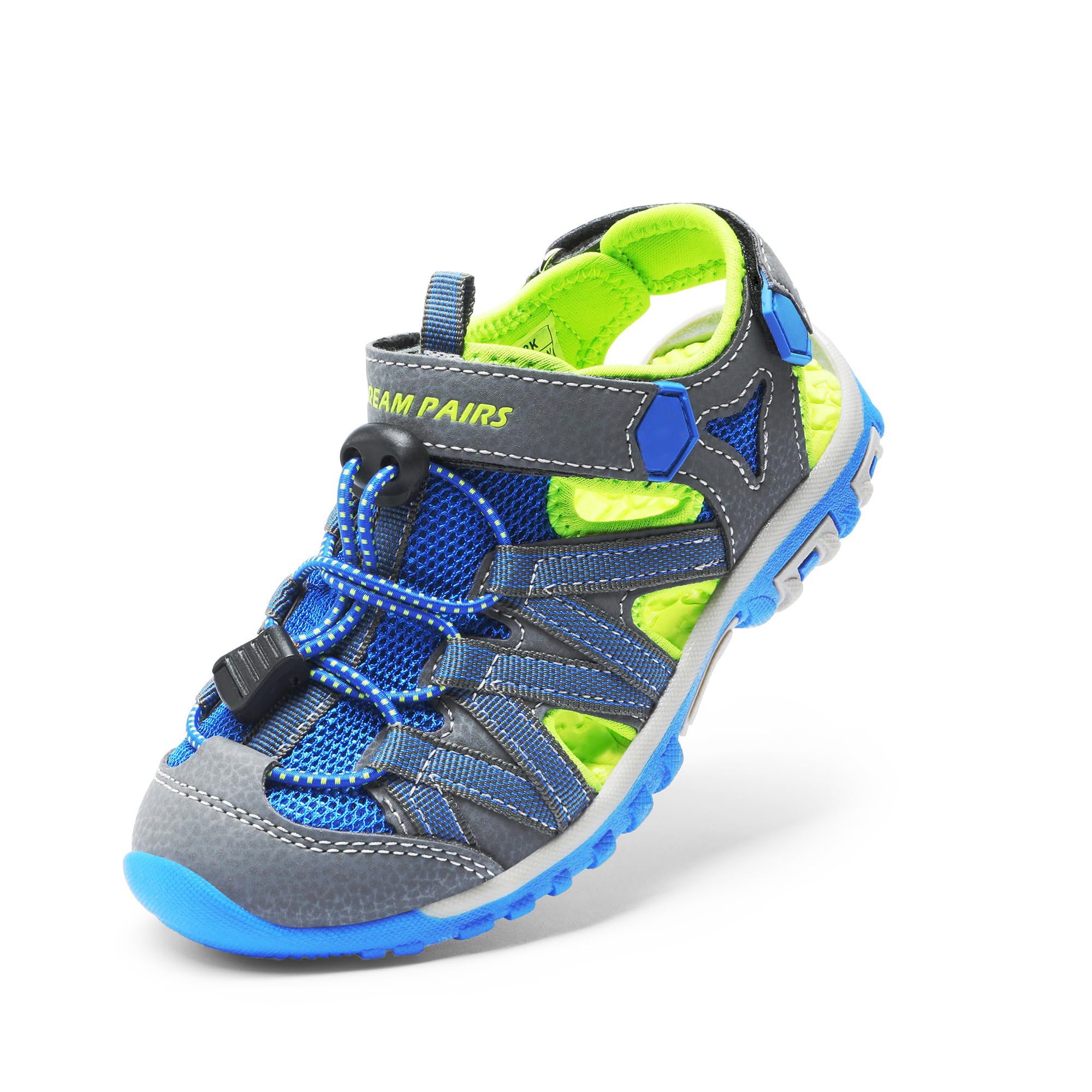 DREAM PAIRS Boys Girls Closed-Toe Outdoor Summer Sport Sandals for Little/Big Kid