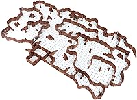 Vista 8 de Dirt Cheap Dungeons Ogre Cavern Set - Kit modular de 616 piezas de megacuevas - 28 pies de paredes lineales para cuadrícula de 1 pulgada TTRPG