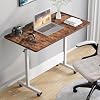 Height-adjustable Desk with Casters, Portable Laptop Desks, Rolling Standing Desk, Small PC Desk for Home Office, 80 x 40 cm