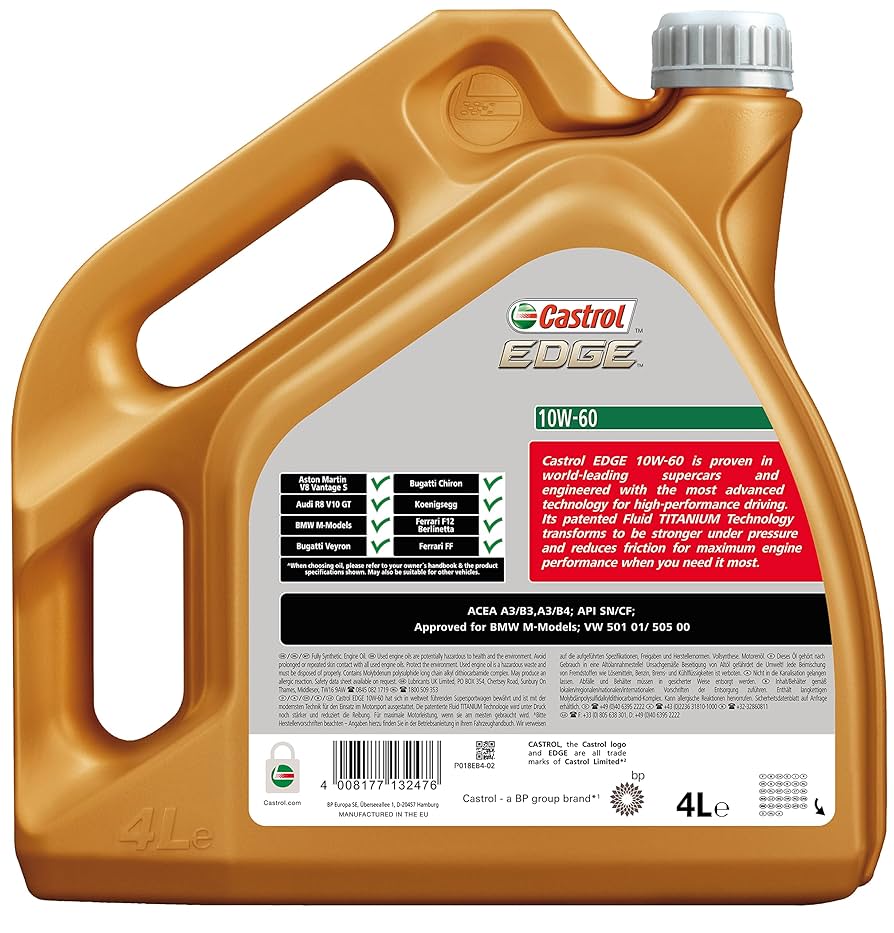 値下げしました‼️Castrol EDGE 10W-60 SN 4L 2缶 値下げしました‼️Castrol EDGE 10W-60 SN 4L 2缶 Amazon.com