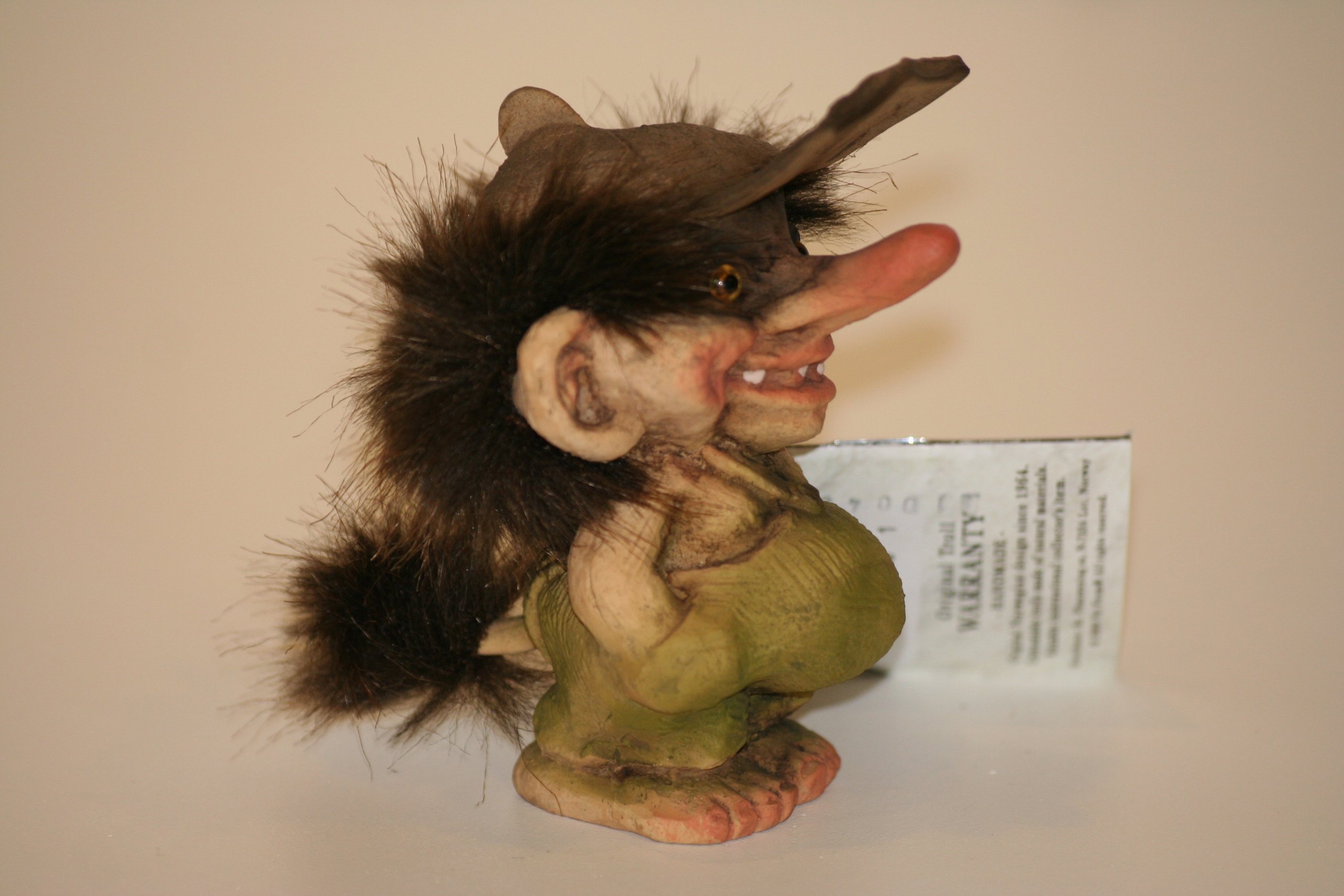 TROLL NYFORM 019 RAGAZZINO BERRETTO ORIGINALE COLLEZIONE NORVEGESE PORTAFORTUNA