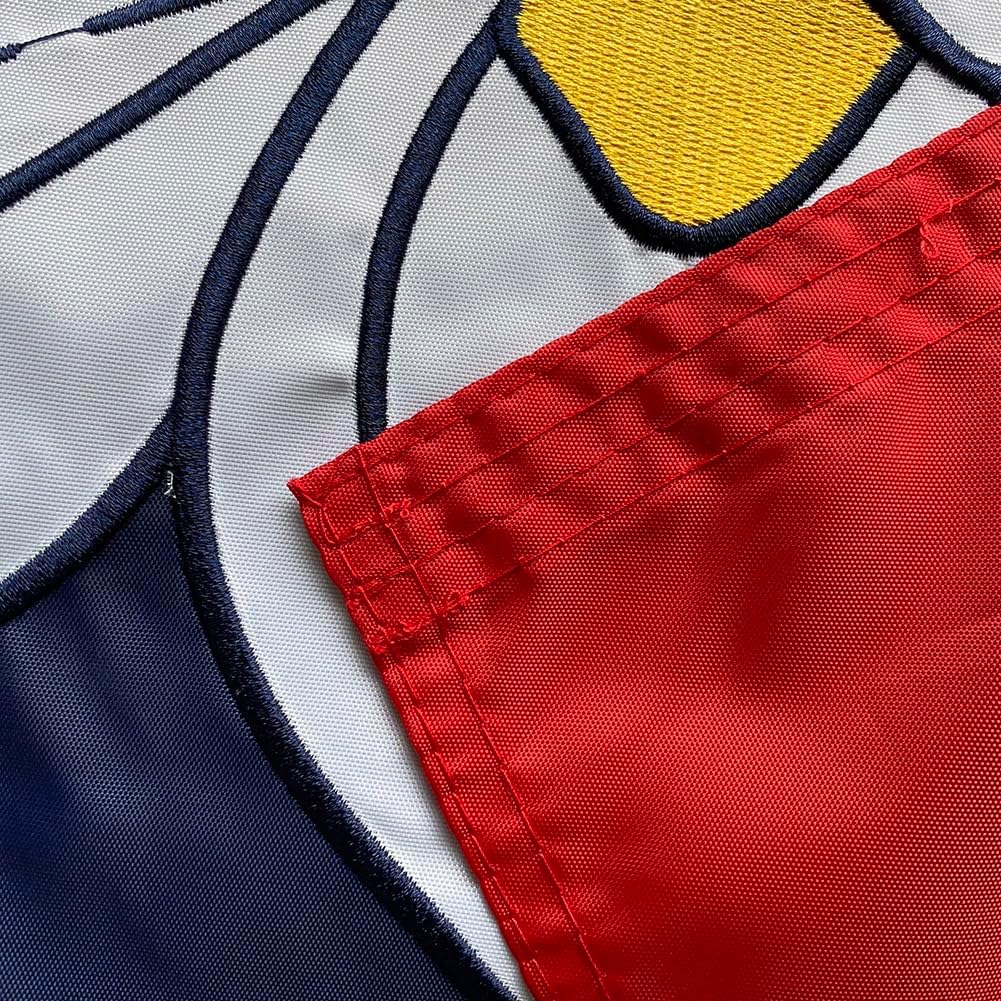 Jayus Embroidery New Mississippi Ms State Magnolia Flags 3x5 Outdoor Double Sided Heavy Duty Mississippi Ms Flag Banner with 2 Grommets