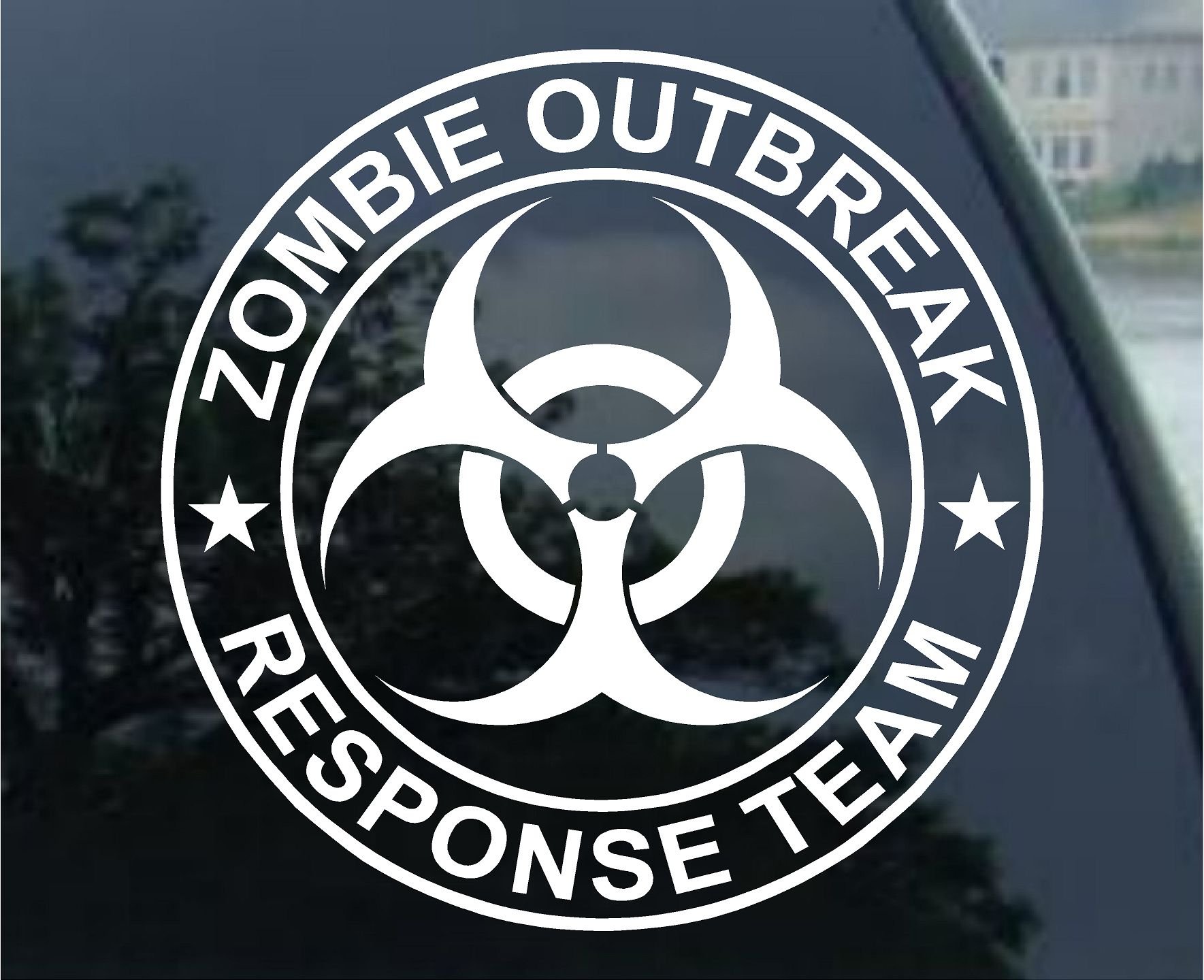 Zombie Outbreak Response Team - Vinyl Decal Sticker (9" any color)