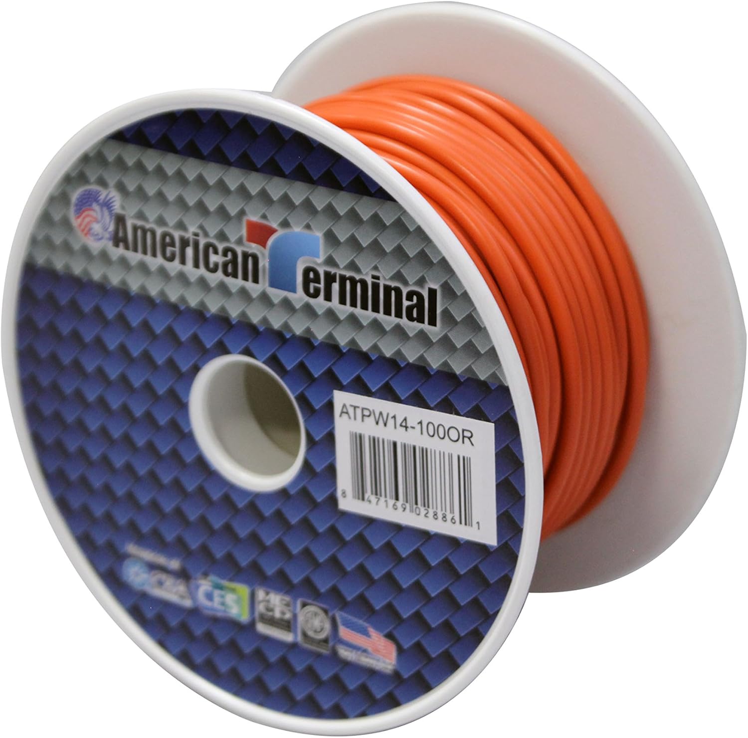 ATPW14-100OR 14 Gauge Primary Wire, Orange