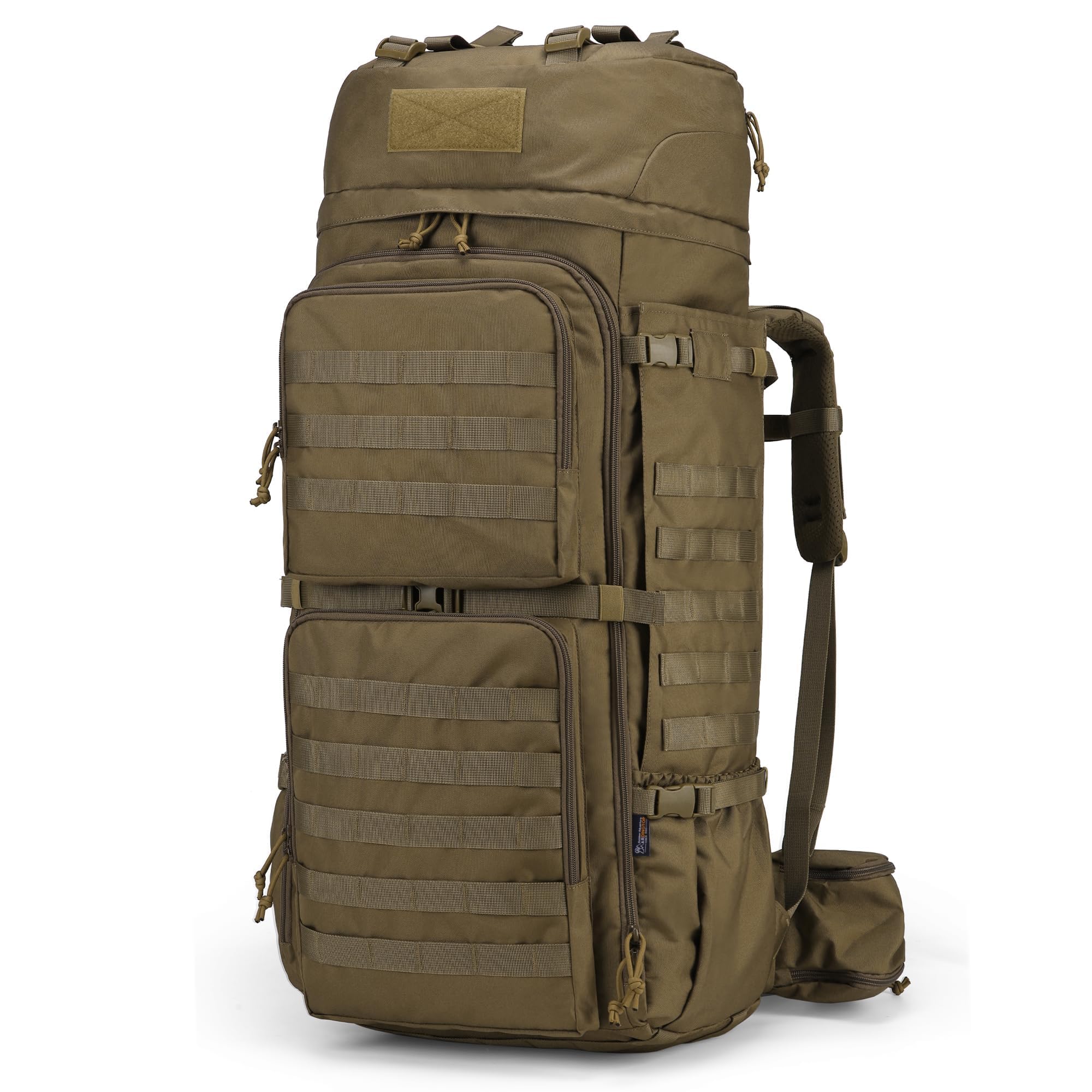 Mardingtop 75L Molle Hiking Internal Frame Backpacks with Rain Cover for Camping,Backpacking,Travelling
