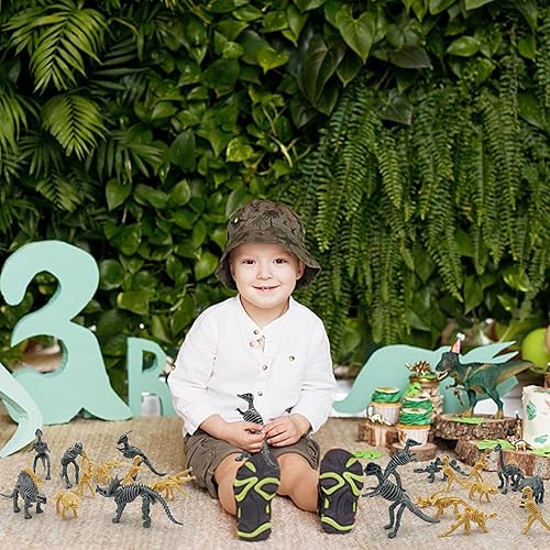 Miniatura 6 de 50 piezas de esqueletos de fósiles de dinosaurio, juguetes de esqueleto de dinosaurio, figuras surtidas, huesos de dinosaurio para decoración de