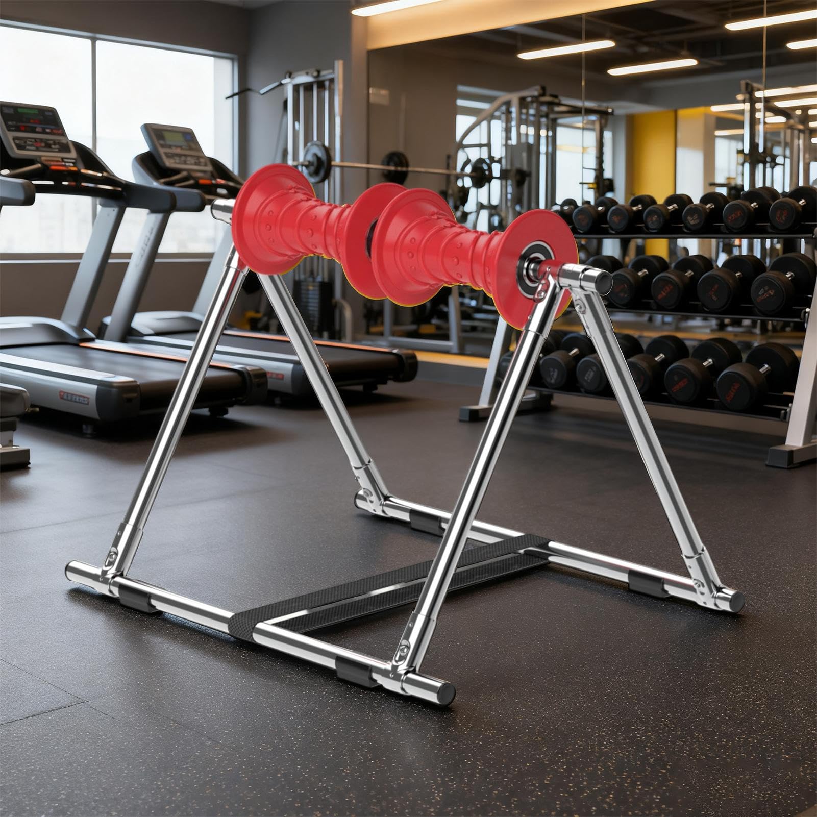 Rullo per massaggio, attrezzatura per il recupero del fitness, in schiuma ad alta densità con struttura, per il recupero degli allenamenti, portatile, per atleti, adulti, yoga, allenamento prolungato