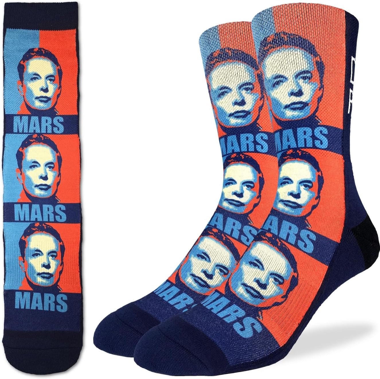 Good Luck Sock Men's Elon Musk Socks, Adult