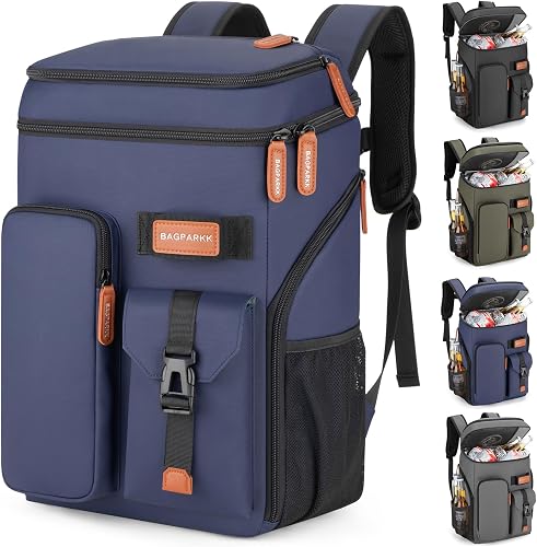 Bagparkk 33 Cans Leakproof Insulated Cooler Backpack with Double Deck