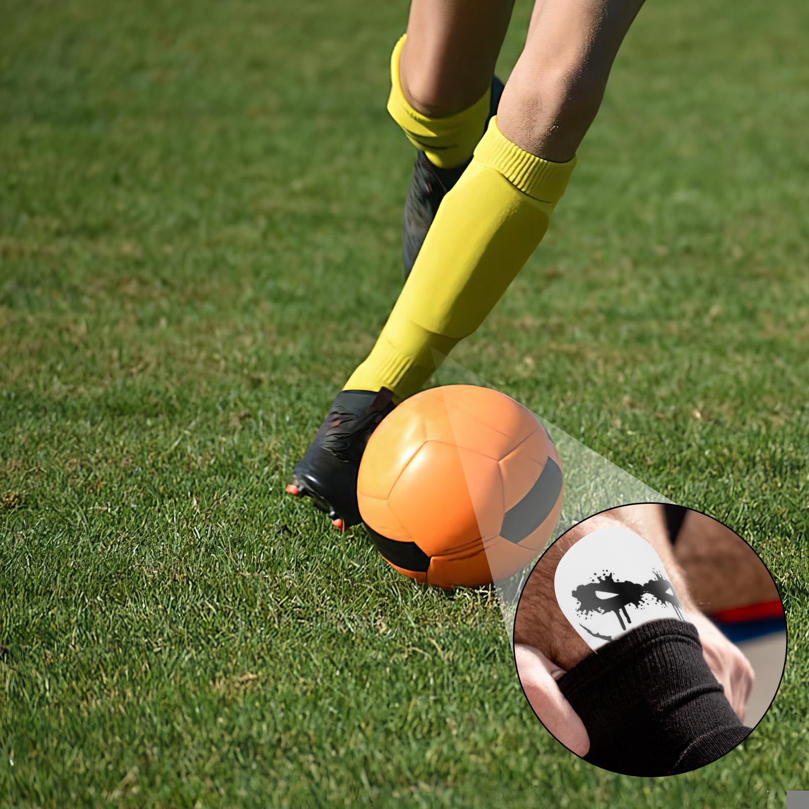 Mini Parastinchi Calcio, Extra Grigio Scuro, Protezione Shin per Tutte le Età, Equipaggiamento Protettivo per Uomo, Donna, Bambini, Ragazzi, Ragazze, Ideale per Calcio e Altri Sport