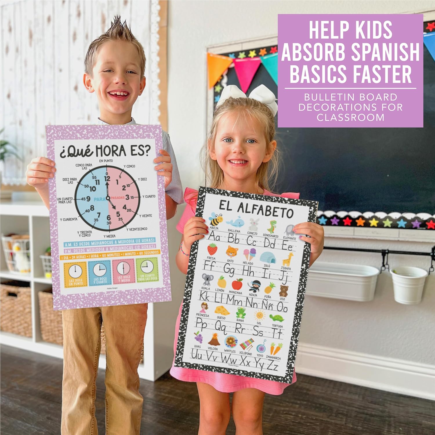 Spanish Posters for Classroom Must Haves, Abecedario Para Niños en Español image 3