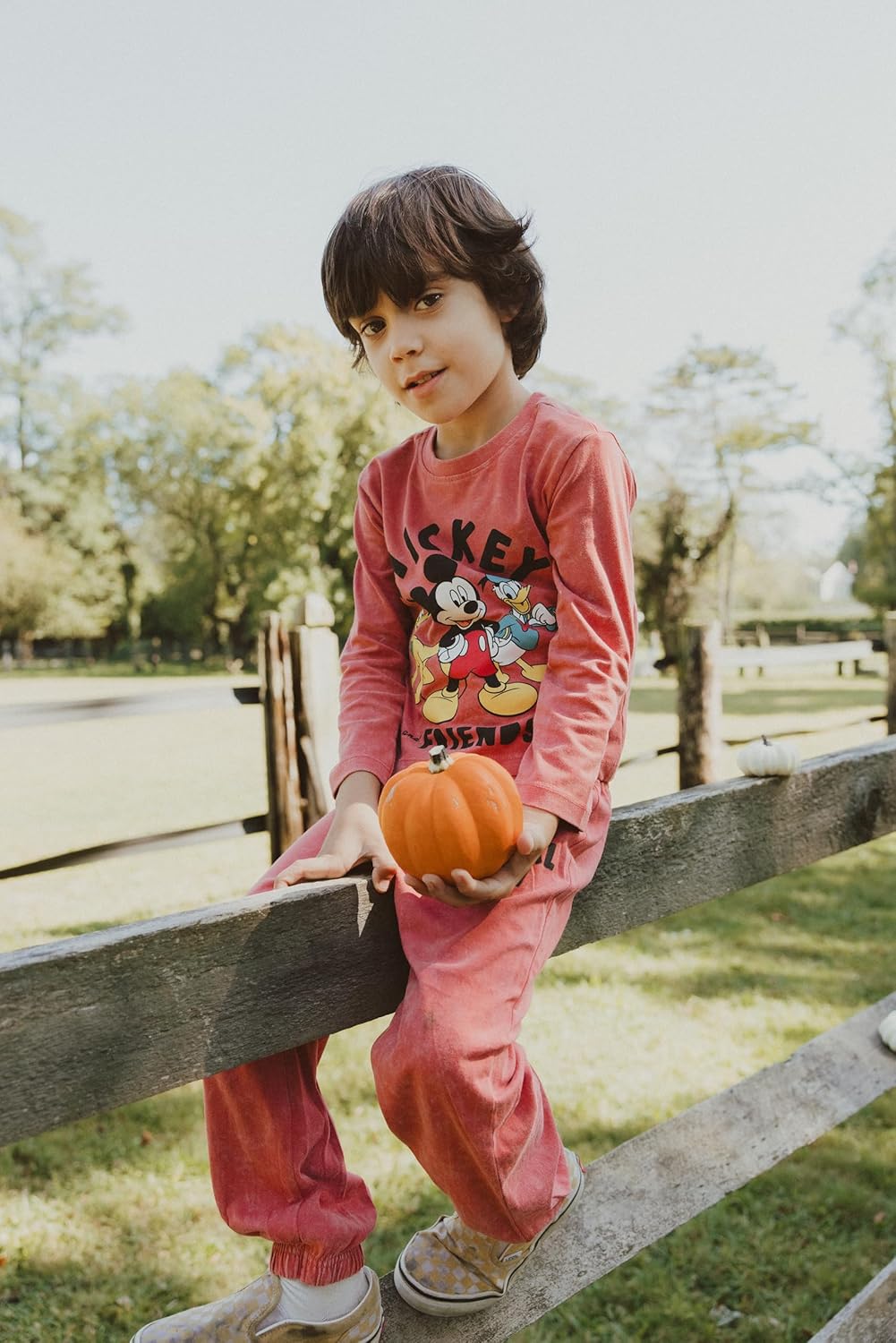 Disney Mickey Mouse T-Shirt and Jogger and Pants Outfit Set Toddler to Big Kid Sizes (2T - 10-12) - Image 2