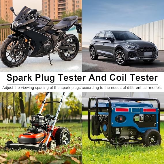 Spark Plug Tester, Spark Testers Tool, Adjustable Ignition Coil Tester
