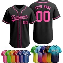 Custom Baseball Jersey Stitched Personalized Baseball Shirts Sports Team Uniform for Women Men Youth Fans
