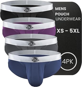 Real Men Ares-Ascent Low-Rise Pouch Bikini Brief - ABCD Custom Pouch Size - Waist XS-5XL