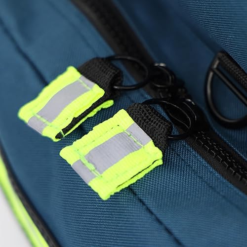 Miniatura 9 de Lightning X - Bolsa de salto para trauma EMT Medic First Responder EMS con nombre bordado, color azul, Azul, Bordado