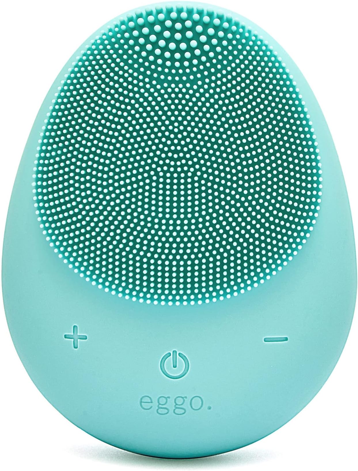 Sonic Facial Device - Electric Cleanser & Exfoliator, Vibrating Massager, Silicone Brush for All Skins, Deep Clean, Anti-Aging, Waterproof, Rechargeable Tool (Turquoise)