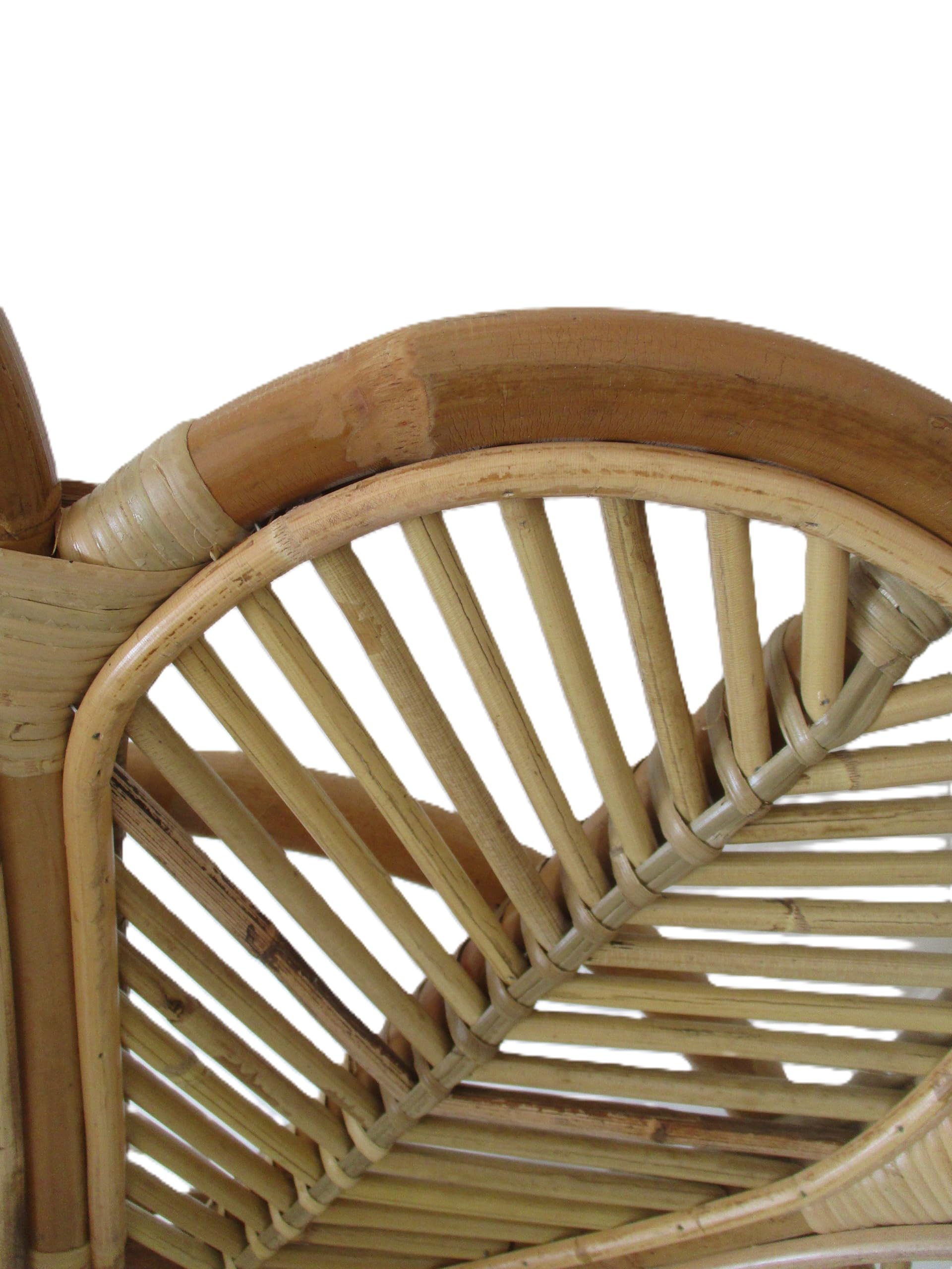 poltrona vimini rattan naturale adulti rattan 93 CM altezza per interno ed esterno con cuscino in omaggio