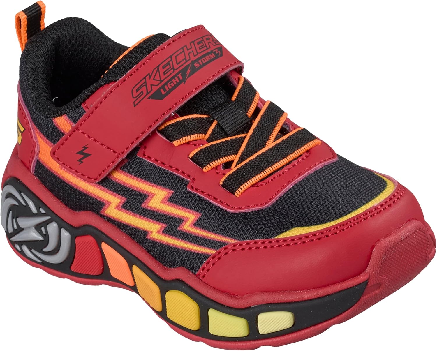 Skechers Boys Lil' Storm Scene Light Up Sneakers Kids Shoes image 4