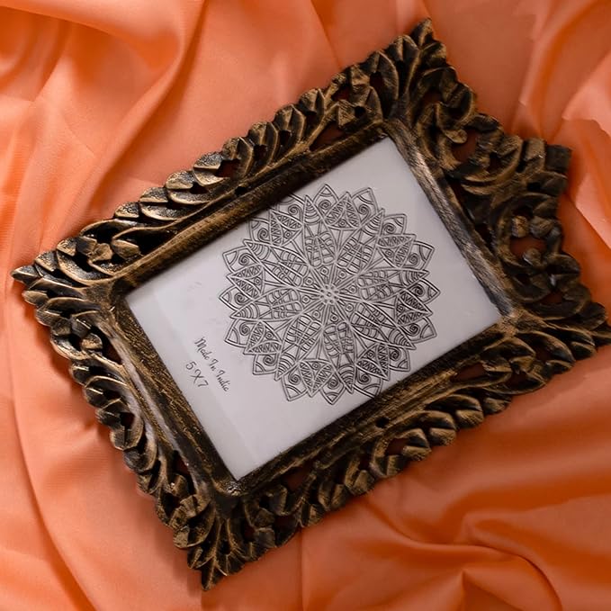 Hand-Carved Photo Frame