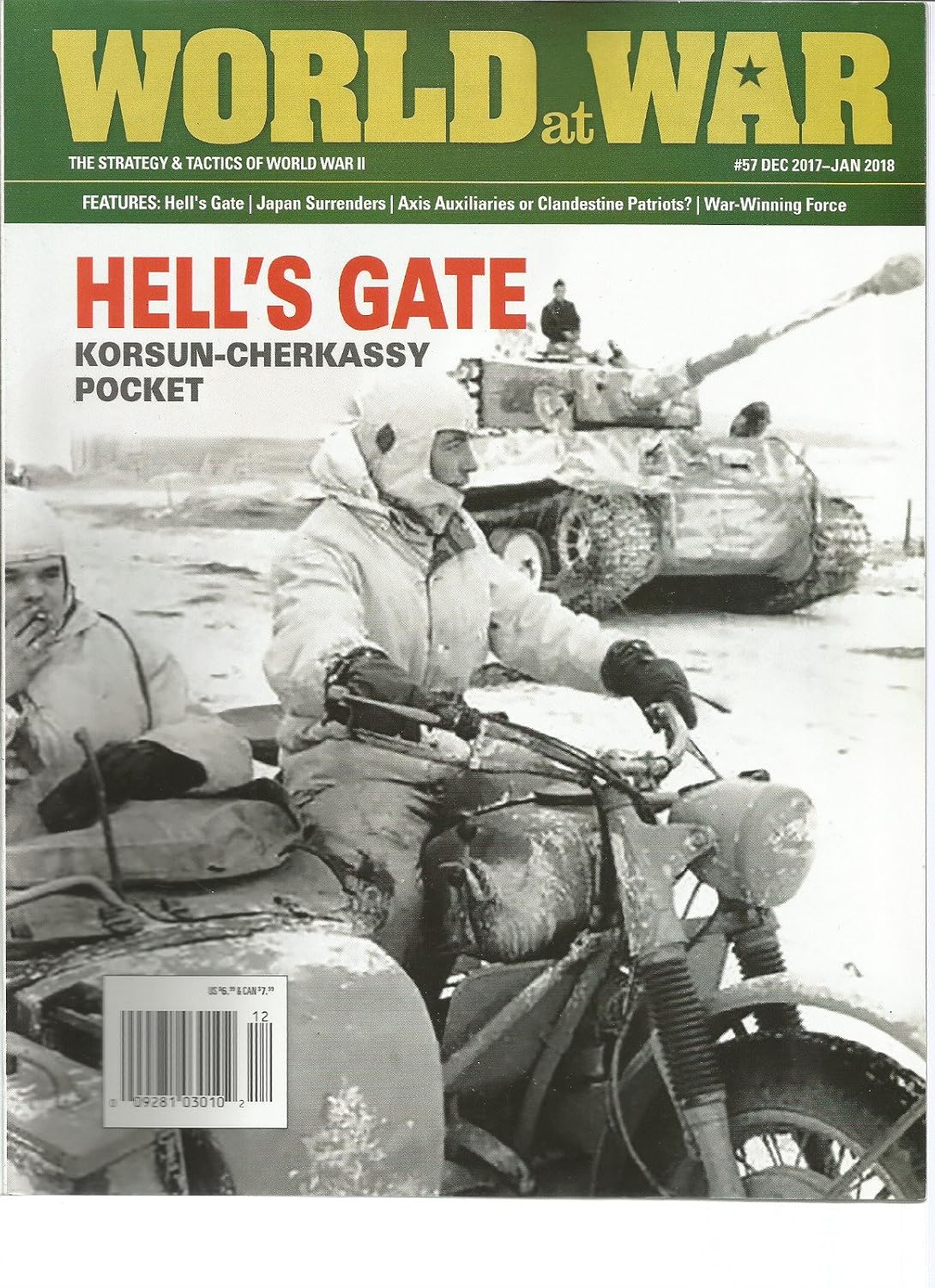 WORLD at WAR Magazine #57 DEC2017/JAN2018, (Only Magazine).