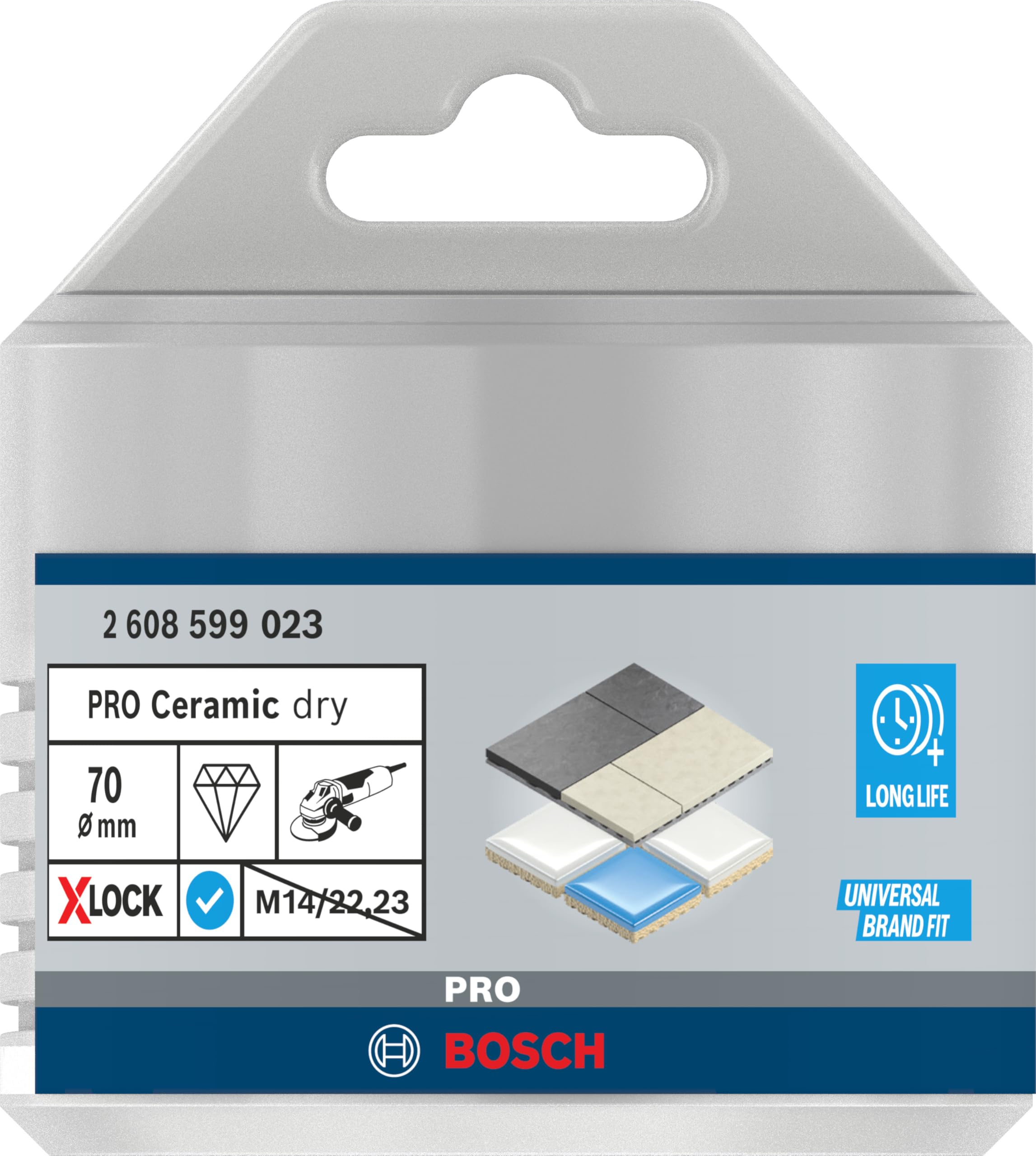 Bosch PRO Ceramic Diamanttrockenbohrer 10mm - Für Fliesen Ohne Wasser | Professional