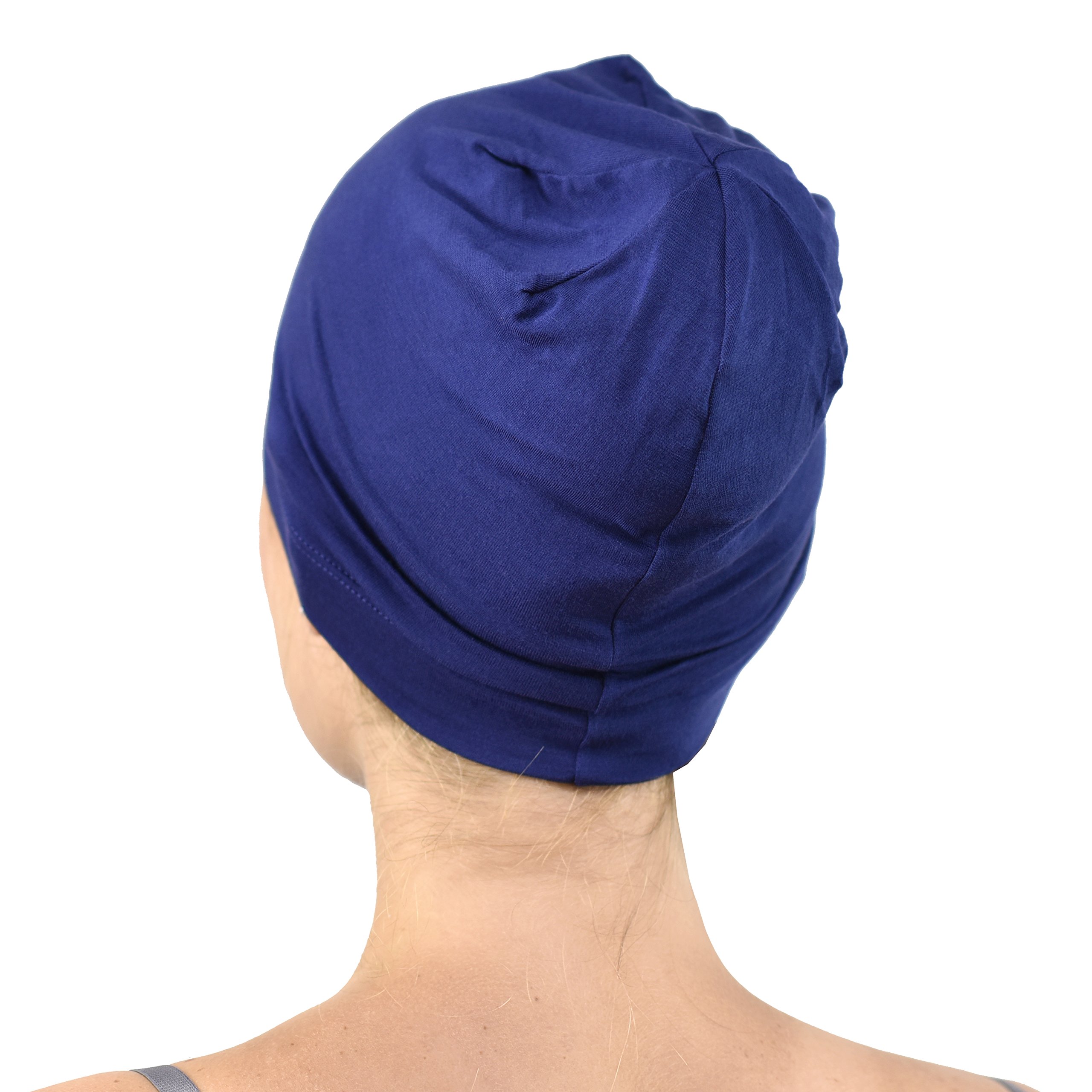 Jasmine Silk Bonnet de sommeil unisexe en soie – Convient pour la chimio et la perte de cheveux – Chapeau Cardani Chimio Cancer