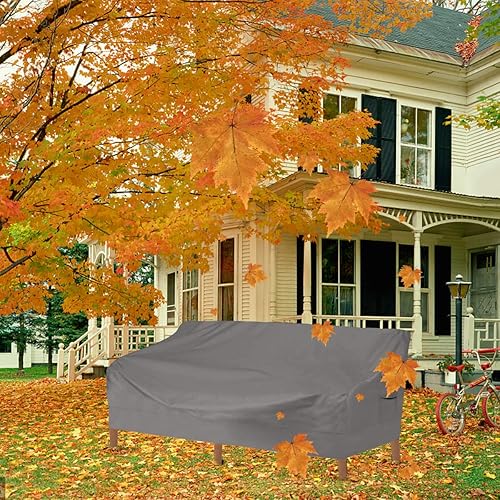 Miniatura 6 de Vailge - Funda para sofá de patio, 100% impermeable, funda para sofá de 3 plazas, funda para muebles de jardín con ventilación y asa.